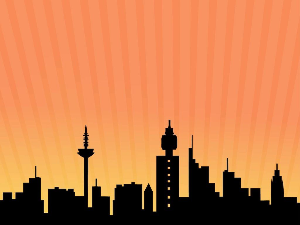 Detail Frankfurt Skyline Silhouette Nomer 2