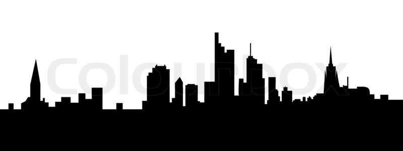 Detail Frankfurt Skyline Silhouette Nomer 8