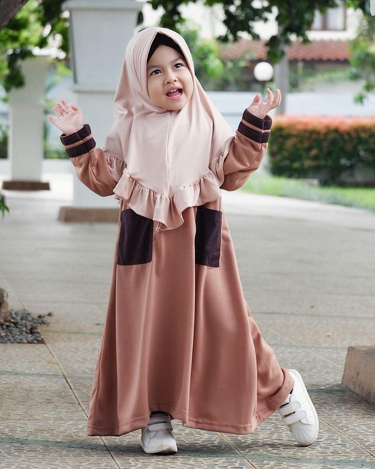 Detail Gambar Gamis Anak Perempuan Nomer 43