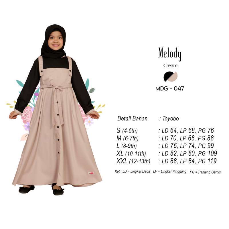 Detail Gambar Gamis Anak Perempuan Nomer 46