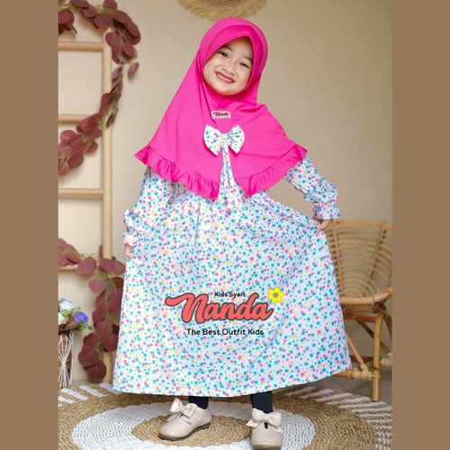 Detail Gambar Gamis Anak Perempuan Nomer 48