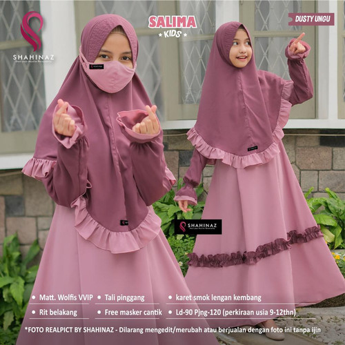 Detail Gambar Gamis Anak Terbaru Nomer 23