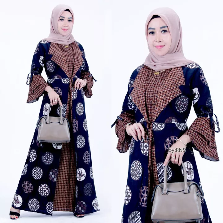 Detail Gambar Gamis Batik Cewe Nomer 38