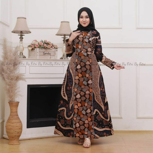 Detail Gambar Gamis Batik Cewe Nomer 46