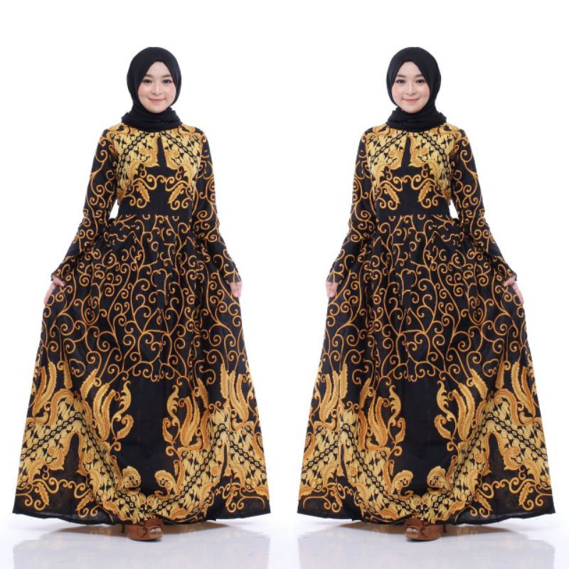 Detail Gambar Gamis Batik Cewe Nomer 55