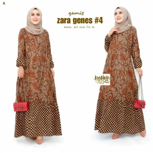 Detail Gambar Gamis Batik Cewe Nomer 8