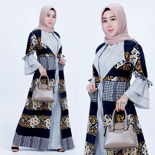 Detail Gambar Gamis Batik Cewe Nomer 10