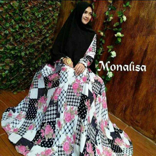 Detail Gambar Gamis Bunga Tulip Nomer 39