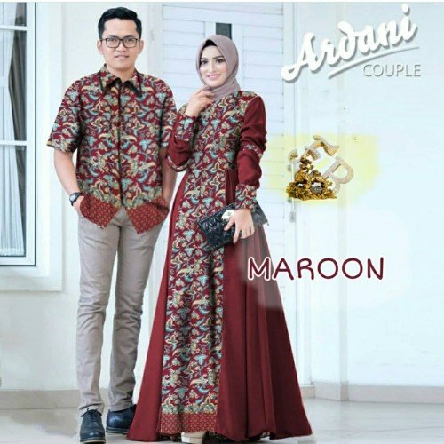 Detail Gambar Gamis Couple Batik Nomer 14