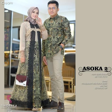 Detail Gambar Gamis Couple Batik Nomer 23