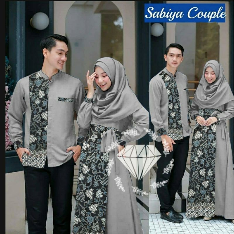 Detail Gambar Gamis Couple Batik Nomer 28