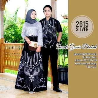 Detail Gambar Gamis Couple Batik Nomer 36