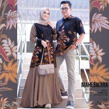 Detail Gambar Gamis Couple Batik Nomer 39