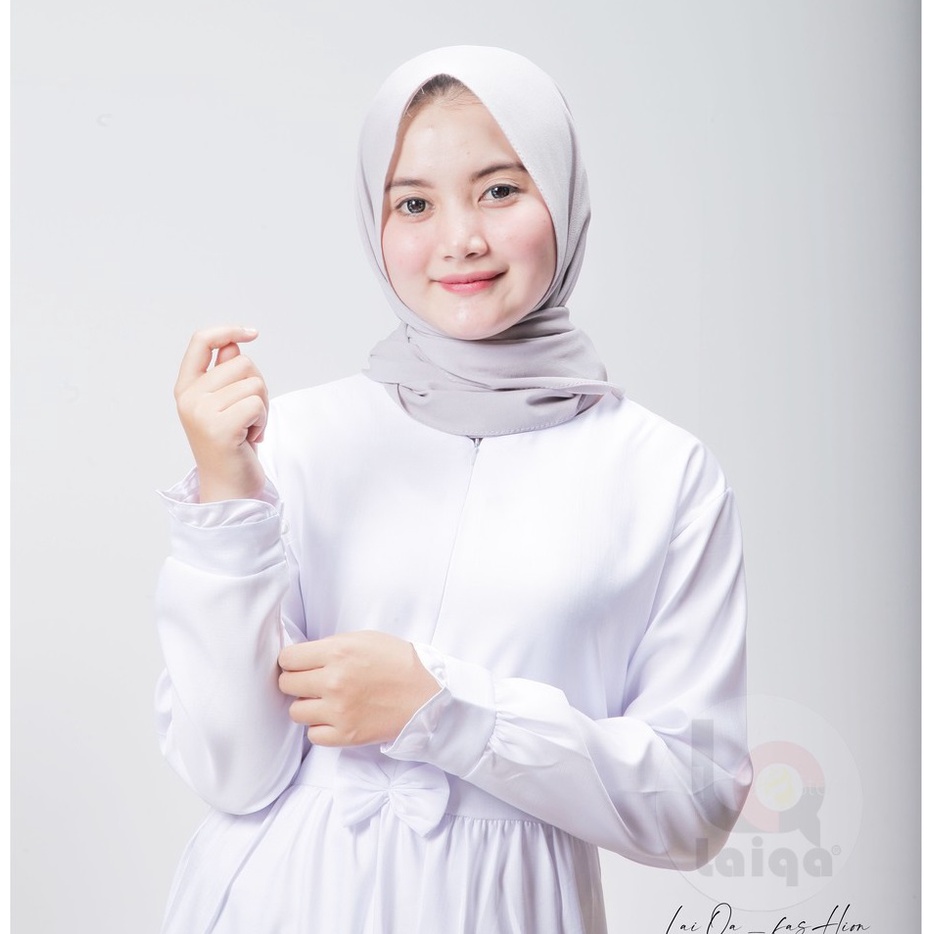 Detail Gambar Gamis Putih Terbaru Nomer 50