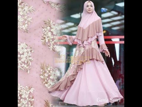 Detail Gambar Gamis Syari Terbaru 2018 Nomer 2