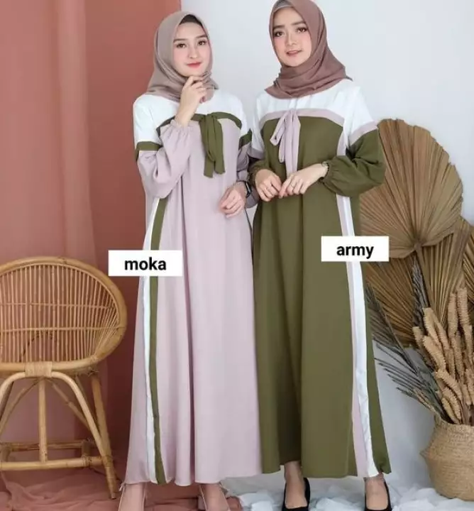 Detail Gambar Gamis Syari Terbaru 2018 Nomer 46