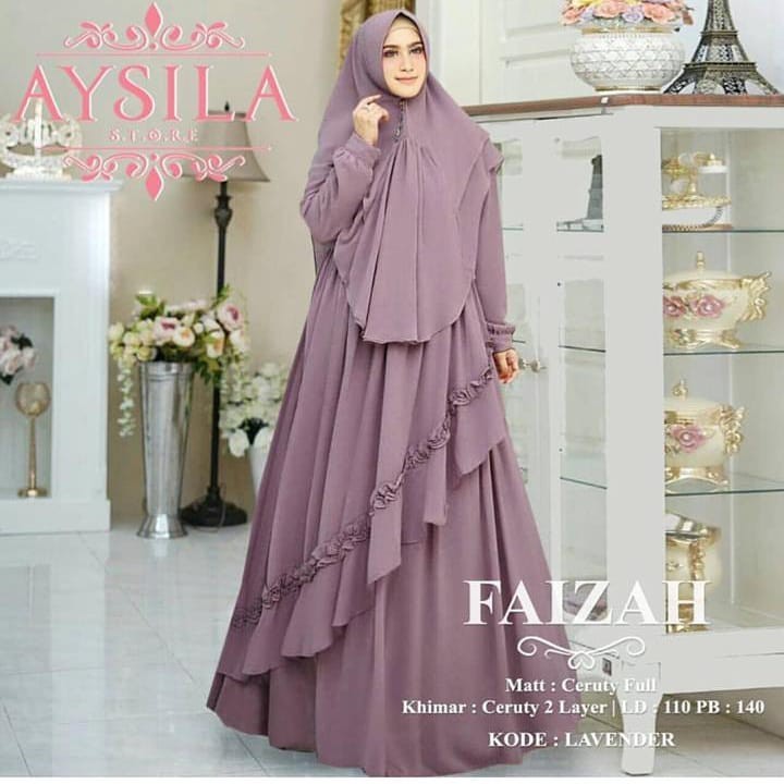 Detail Gambar Gamis Syari Terbaru Nomer 25