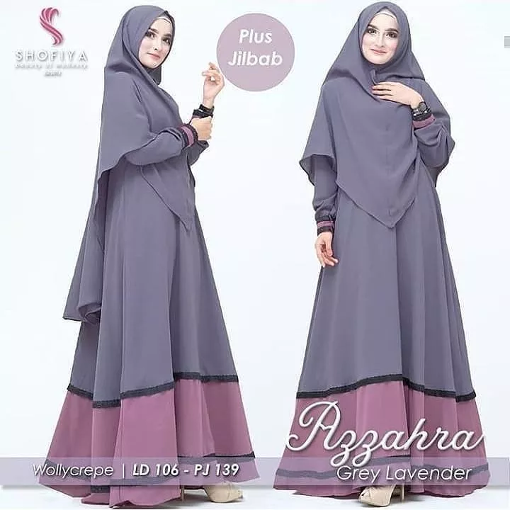 Detail Gambar Gamis Syari Terbaru Nomer 35