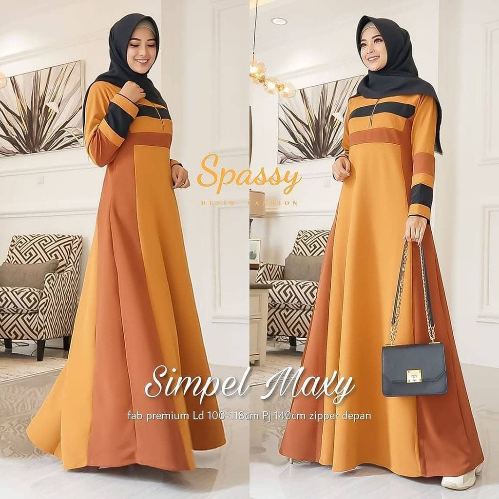 Detail Gambar Gamis Terbaru 2020 Nomer 20