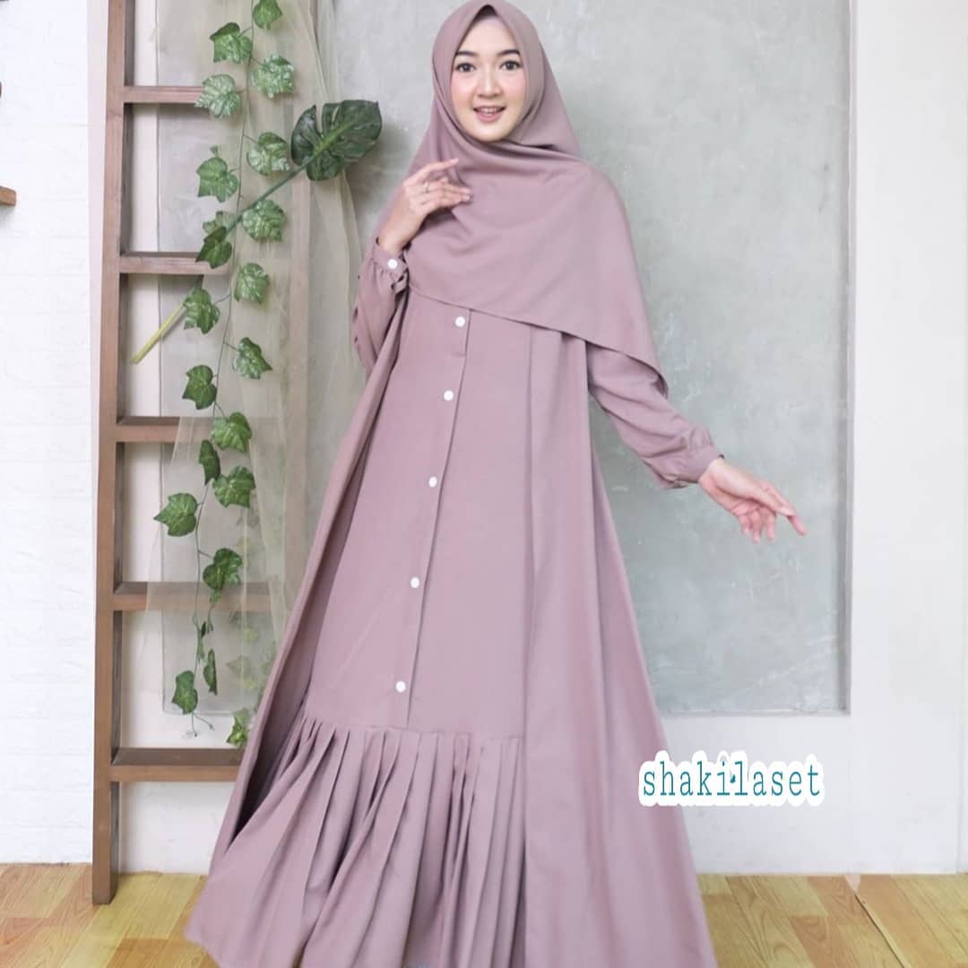 Detail Gambar Gamis Terbaru 2020 Nomer 35