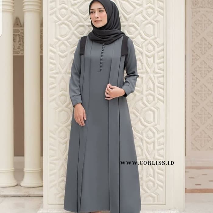 Detail Gambar Gamis Terbaru 2020 Nomer 41