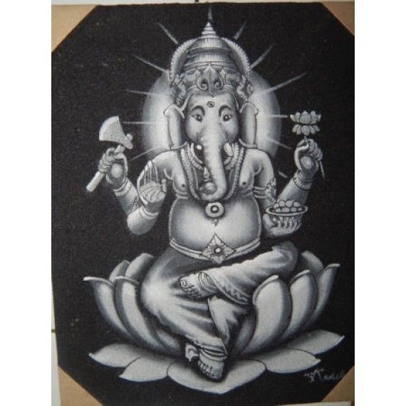 Detail Gambar Ganesha Hitam Putih Nomer 21