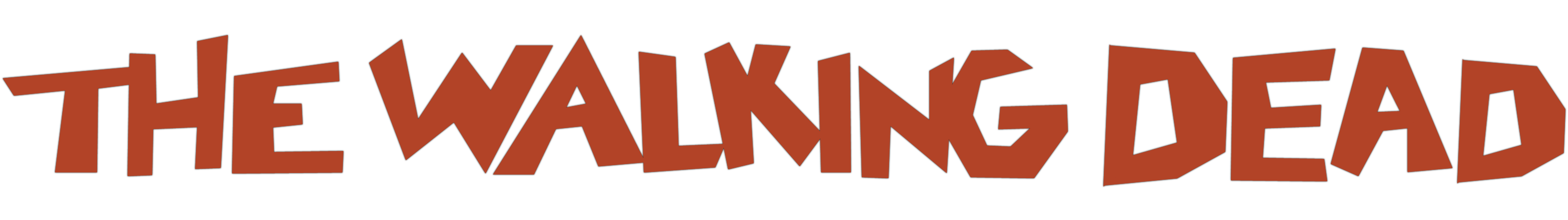 Detail The Walking Dead Font Nomer 7