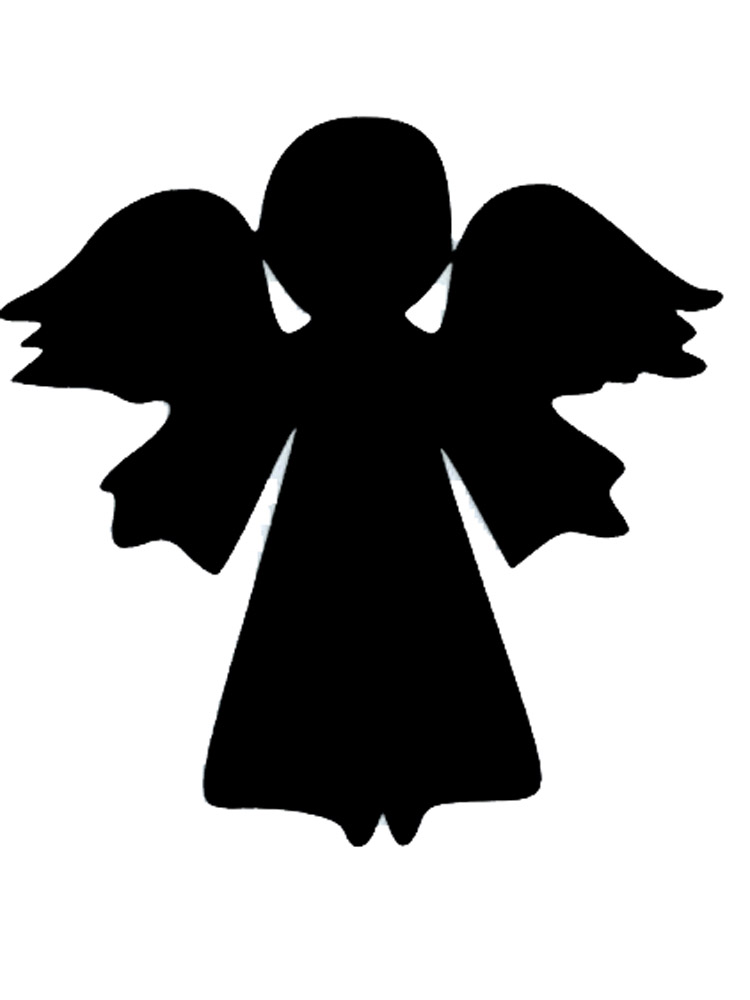 Detail Engel Silhouette Zum Ausdrucken Koleksi Nomer 6