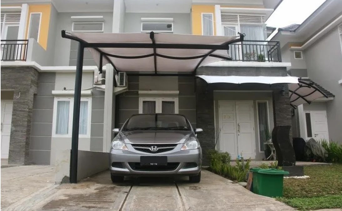 Detail Gambar Garasi Mobil Depan Rumah Nomer 9