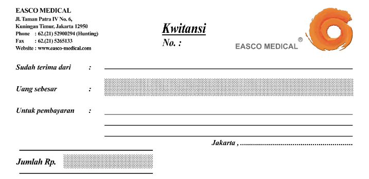 Detail Gambar Garis Pada Kolom Jumlah Kwitansi Nomer 43