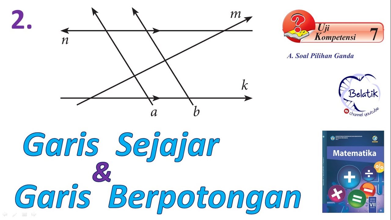 Gambar Garis Sejajar Dan Berpotongan - KibrisPDR