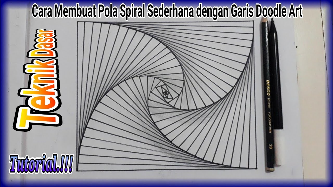Detail Gambar Garis Spiral Nomer 8