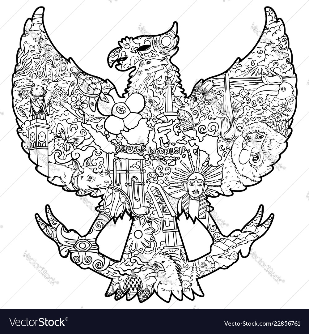 Detail Gambar Garuda Keren Silhouette Nomer 3