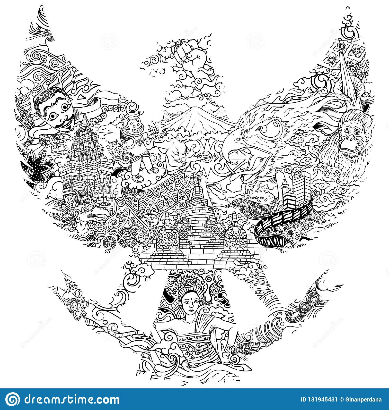 Detail Gambar Garuda Keren Silhouette Nomer 25