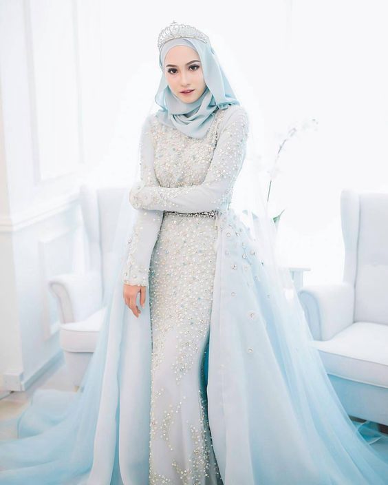 Download Gambar Gaun Pengantin Muslim Nomer 18