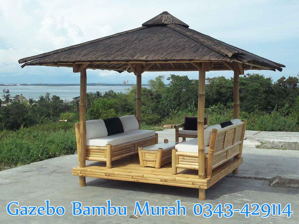 Detail Gambar Gazebo Dari Bambu Nomer 23