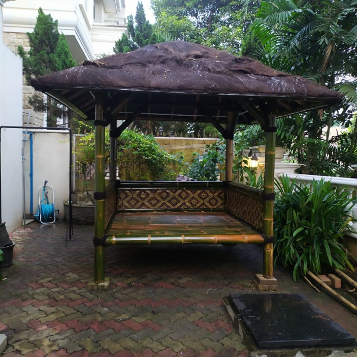 Detail Gambar Gazebo Dari Bambu Nomer 34