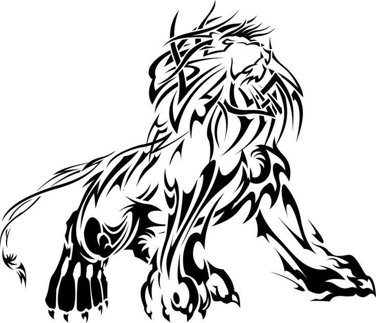 Lion Back Tattoo - KibrisPDR