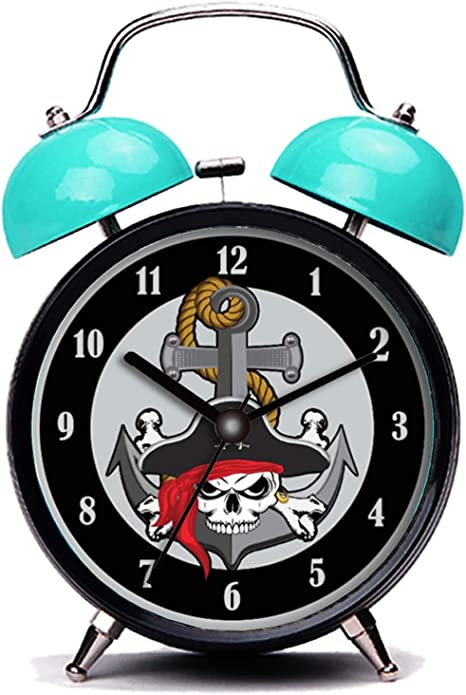 Detail Totenkopf Wecker Nomer 2