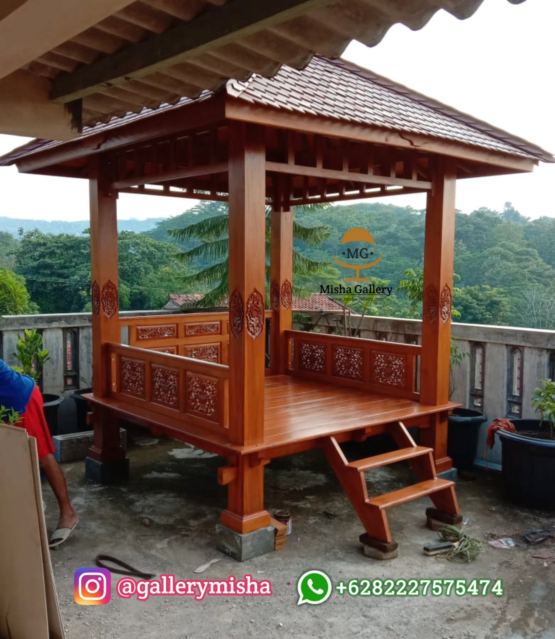 Detail Gambar Gazebo Kayu Nomer 3