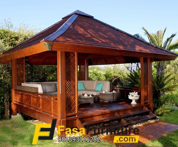 Detail Gambar Gazebo Kayu Nomer 38