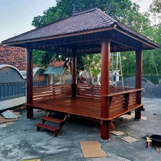 Detail Gambar Gazebo Kayu Nomer 5