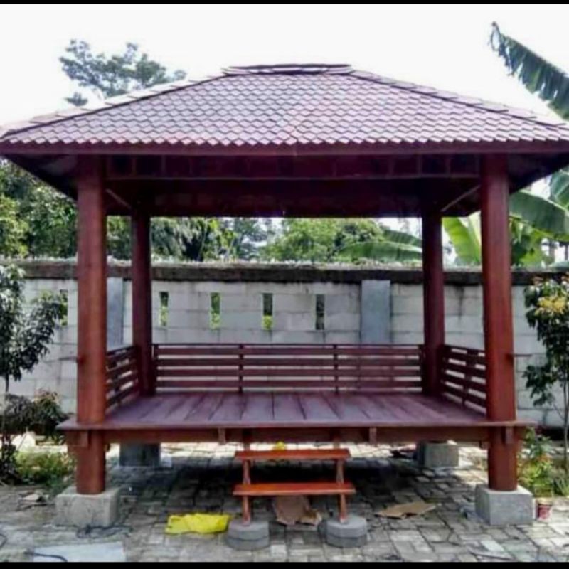 Detail Gambar Gazebo Kayu Nomer 8