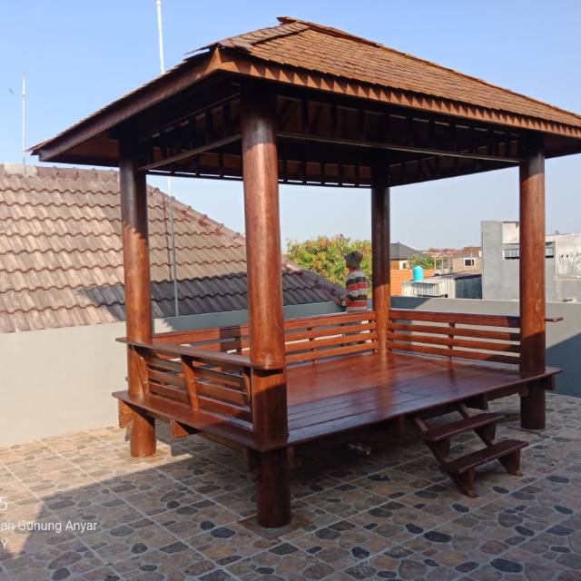 Detail Gambar Gazebo Minimalis Dari Kayu Nomer 18