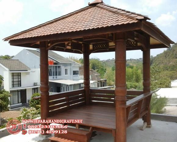 Detail Gambar Gazebo Minimalis Dari Kayu Nomer 26