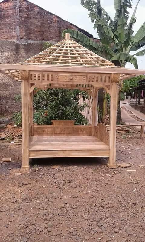 Detail Gambar Gazebo Minimalis Dari Kayu Nomer 27