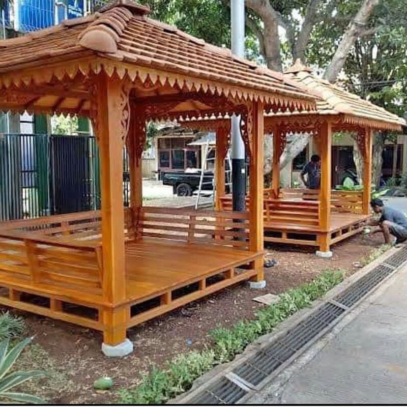 Detail Gambar Gazebo Minimalis Dari Kayu Nomer 41