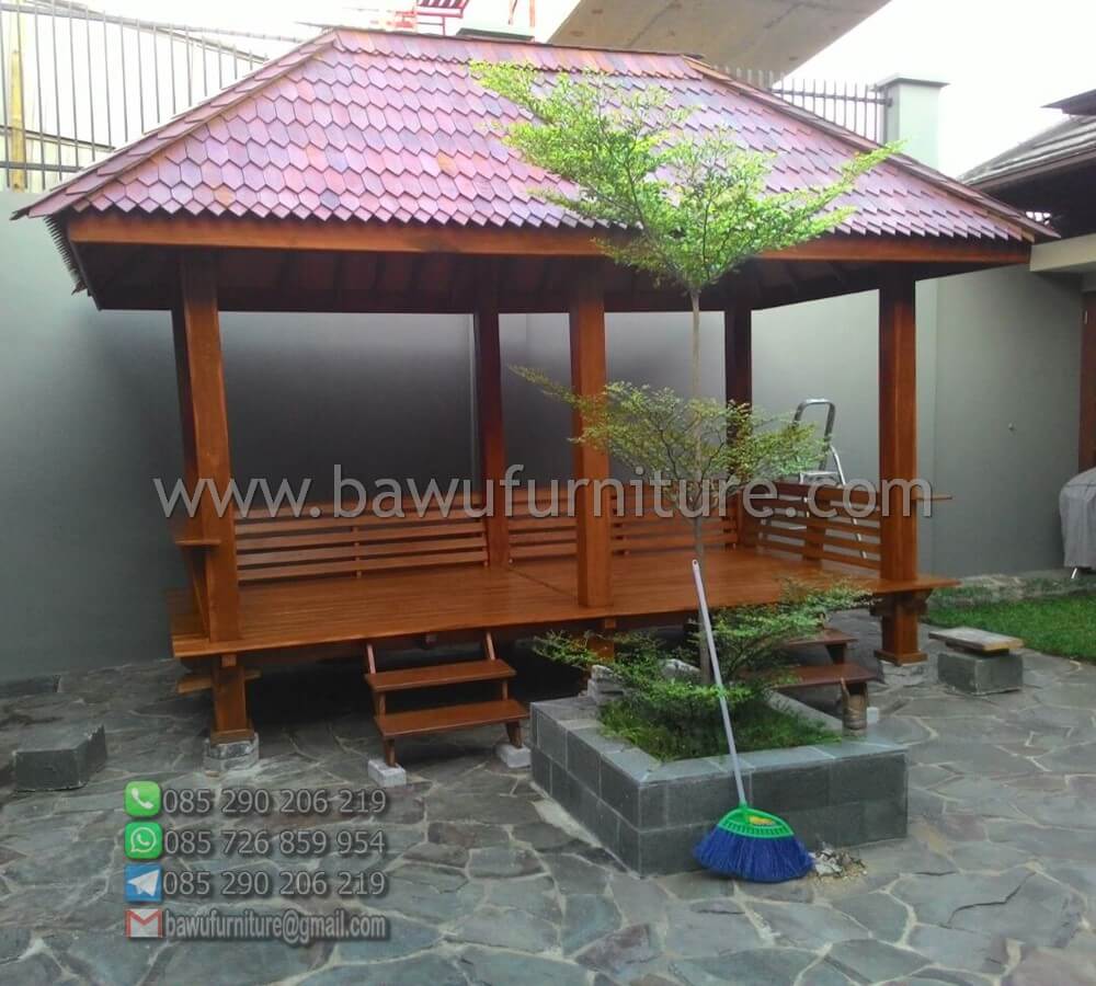 Detail Gambar Gazebo Minimalis Dari Kayu Nomer 42