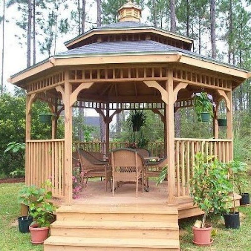 Detail Gambar Gazebo Minimalis Dari Kayu Nomer 47