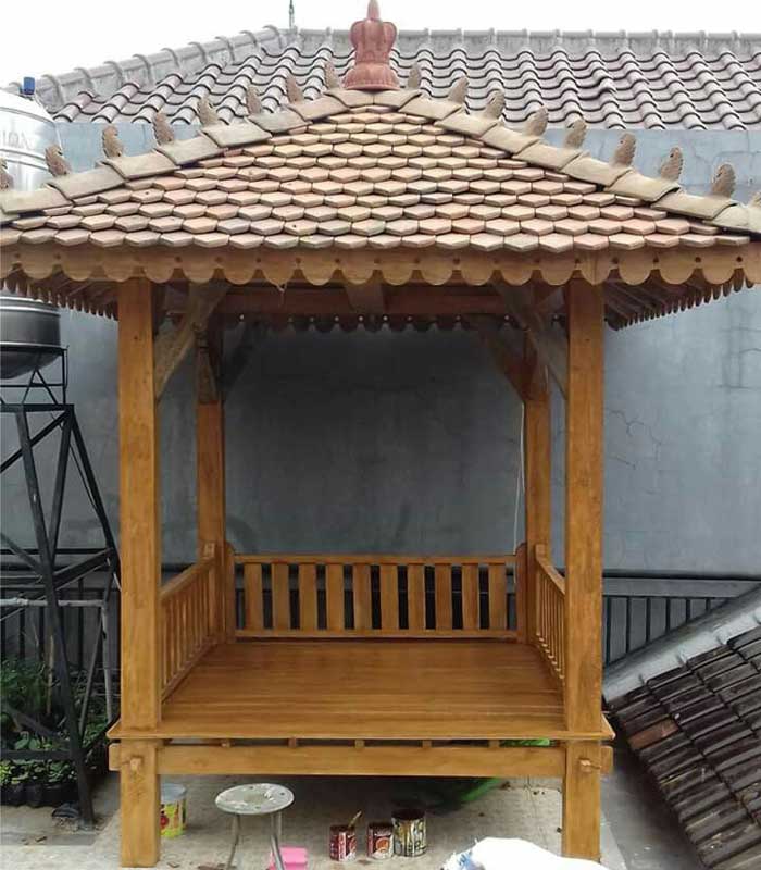 Detail Gambar Gazebo Minimalis Dari Kayu Nomer 6